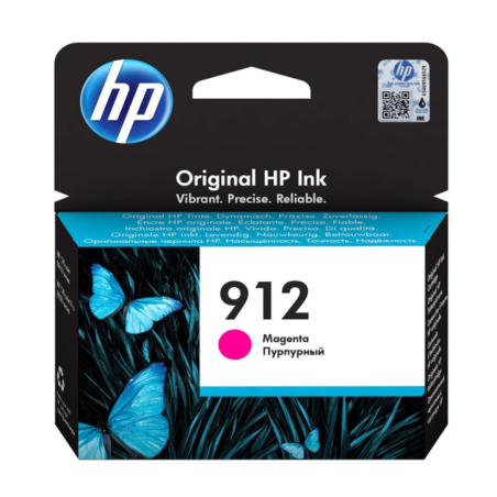 HP 912 Magenta Original Ink Cartridge Pour OJ 8023 (Référence 3YL78AE)