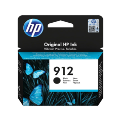 HP 912 Black Original Ink Cartridge Pour OJ 8023
 (Référence 3YL80AE)
