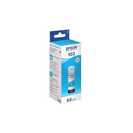 EPSON 103 EcoTank Cyan ink bottle (Référence C13T00S24A)
