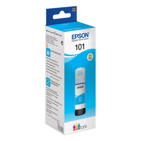 EPSON 101 EcoTank Cyan ink bottle (Référence C13T03V24A)