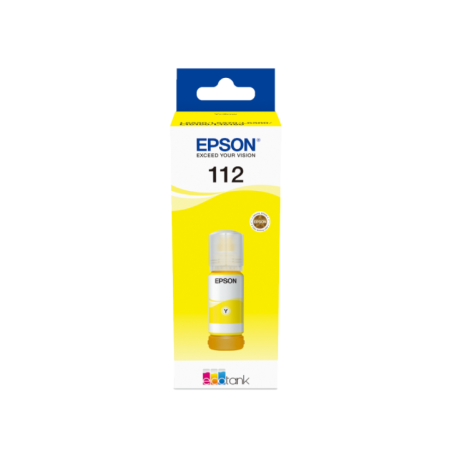 EPSON 112 EcoTank Pigment Yellow ink bottle (Référence C13T06C44A)