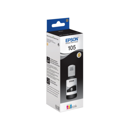 EPSON 115 Epson PIGMENT BLACK INK BOTTLE pour L8160 (Référence C13T07C14A)