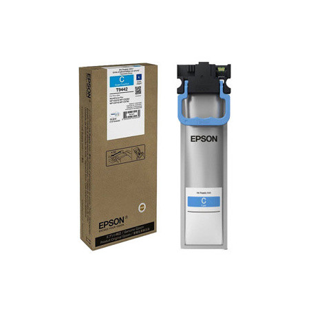 EPSON Cartouche d'encre Cyan pour WF-C5xxx Series Ink Cartridge L Cyan (Référence C13T944240)