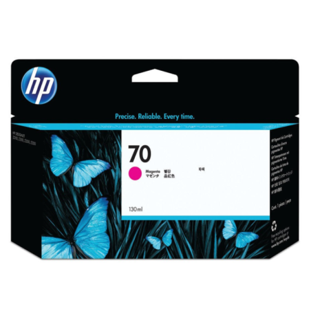 HP 70 130-ml Magenta DesignJet Ink CartridgeHP Designjet 3100/2100/5400/6600/Photsm8800/9100 (Référence C9453A)