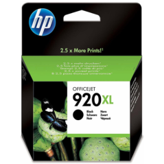 HP 920XL High Yield Black Original Ink CartridgeHP Officejet 6000/6005/6500/7000/7500/920
 (Référence CD975AE)
