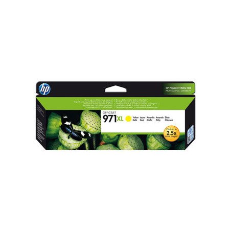 HP 971XL High Yield Yellow Original Ink CartridgeHP Officejet Pro X451/X476/X551/X576 (Référence CN628AE)