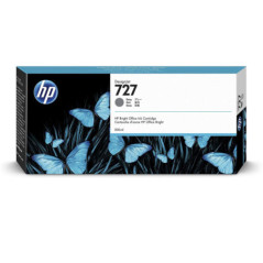 HP 727 300-ml Gray Ink Cart (Référence F9J80A)
