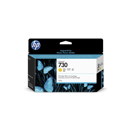 HP 730 130-ml Yellow DesignJet Ink Cartridge (Référence P2V64A)