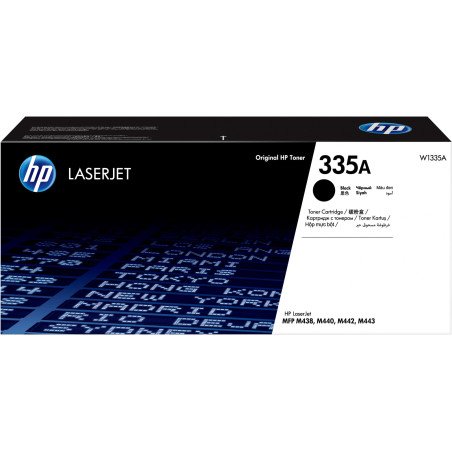 HP 335A Black Original LaserJet Toner Cartridge 7 400 Pages pour MFP M438 M442 M443 3 Mois (Référence W1335A)