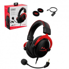 CASQUE GAMER HyperX Cloud II Rouge KHX-HSCP-RD (4P5M0AA)