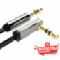Ugreen Cable Audio Jack flat Angled 3.5mm1.5M (10598)