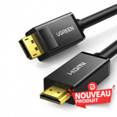 Ugreen Cable DP Male to HDMI Male 2M (10202)