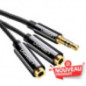Ugreen Cable Audio 3.5mm Male to 3.5mm Female Noir (20898)