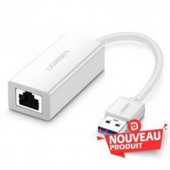 Ugreen Adaptateur USB 3.0 to RJ45 Blanc (20255)