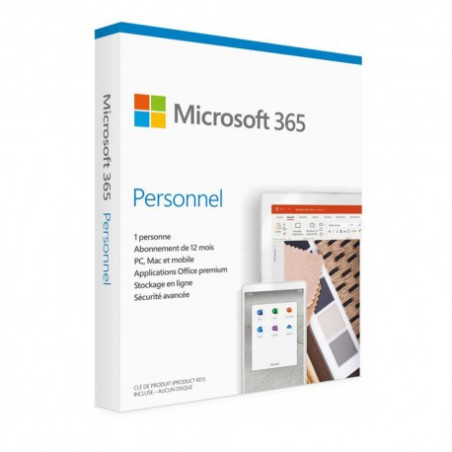 Microsoft M365 Personal French Subscr 1YR Africa Only Media less P8 (QQ2-01416)