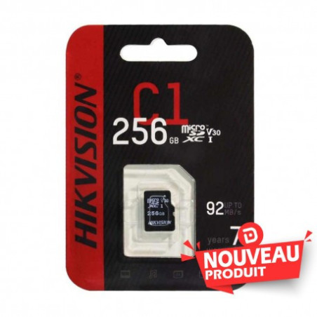 MICROSD HIKVISION 256GB CLASS 10 V30 (HS-TF-C1-256G)
