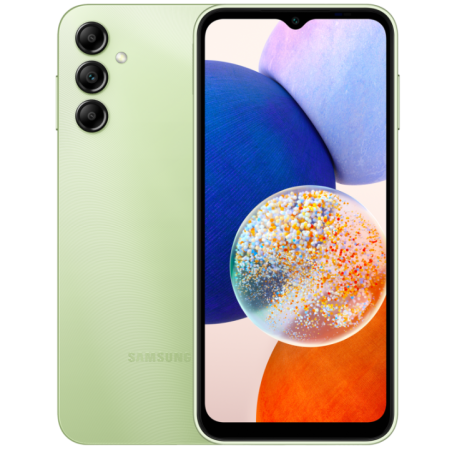 SAMSUNG Smartphone A14 Light Green 66" Octa Core 4Go 128Go Android 4G Dual Sim 13Mpx 50Mpx 5Mpx 2Mp (Référence SM-A145PLGGMWD)