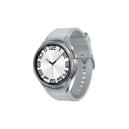 Samsung Galaxy Watch6 Classic silver 47mm 147'' 14GHz 20GB + 16GB 425 mAh 12M (Référence SM-R960NZSAMEA)