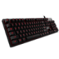 LOGITECH G413 Corded Mechanical Gaming Keyboard - CARBON - FRA - USB (920-008305)