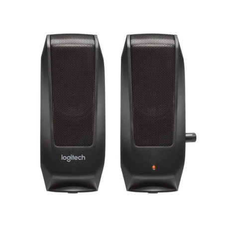Logitech® Speakers S120 - BLACK - ANALOG - PLUGC -- EMEA - EU (980-000010)