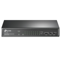 Tplink Switch de bureau 9 ports 10/100 Mbps avec PoE + 8 ports
 (TL-SF1009P)