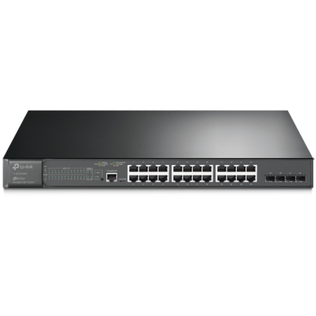 Tplink Switch JetStream administrable 28 ports Gigabit L2 avec 24 ports PoE+ (TL-SG3428MP)