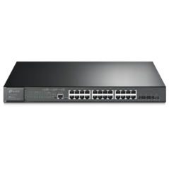 Tplink Switch administrable JetStream 24 ports PoE+ Gigabit et 4 ports 10GE SFP+ L2+
 (TL-SG3428XMP)