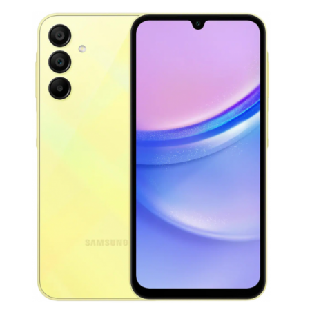 SAMSUNG Smartphone A15 Yellow 6.5" MT6789V/CD 8Go 256Go Android 4G DS 13Mpx 50Mpx 5Mpx 2Mpx 12M(SM-A155FZYIMWD)