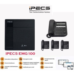 PACK Standard Téléphonique Aia-soho LG-Ericsson 3LR / 8Ports Poste Operateur + 3 LKA220(7224D+LK-200)