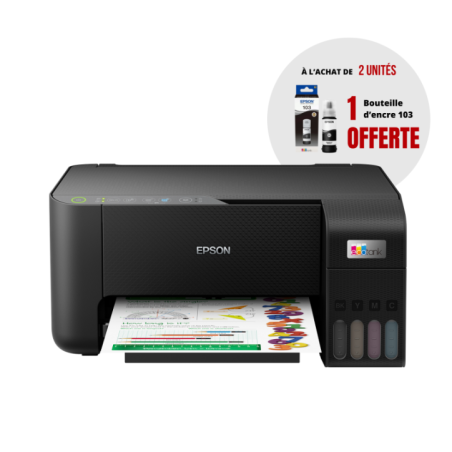 Epson 2 L3250 MFP 3en1 Wifi Couleur + 1 bouteille 103 BLACK (Référence DS5877)