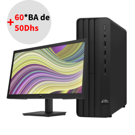 HP 290 G9 i5-12500 22" 8Go 512Go SSD Freedos WiFi & BT 36M+60BA de 50Dhs
 (Référence DS6023)