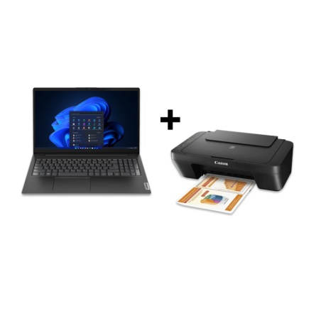 Promo LENOVO V15-IAP i3-1215U 15,6"FHD 4Go 256Go SSD Freedos Black +Canon Jet d'encre PIXMA MG2540S
 (Référence DS6017)