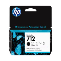 HP 712 38ml Black Ink Cartridge T630/T230 (Référence 3ED70A)