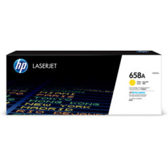 HP 658A Yellow LaserJet Toner Cartridge pour CLJ M751dn 6000 pages (Référence W2002A)