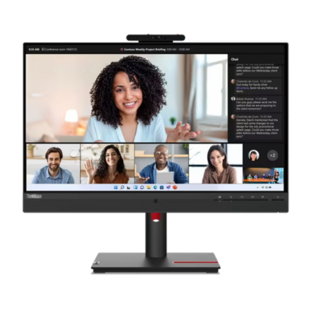LENOVO ThinkVision T24mv-30  238 FHD IPS HDMI USB C Ethernet Speakers ,Webcam 36M (Référence 63D7UAT3EU)