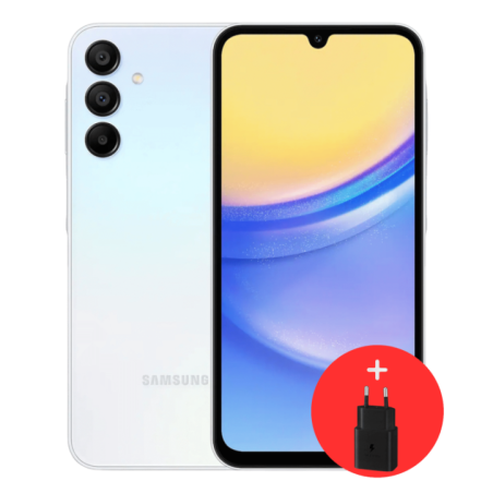 SAMSUNG Smartphone A15 Light blue 65" MT6789V/CD 8Go 256Go Android 4G DS 13Mpx 50Mpx 5Mpx 2Mpx 12M (Référence SM-A155FLBIMWD)