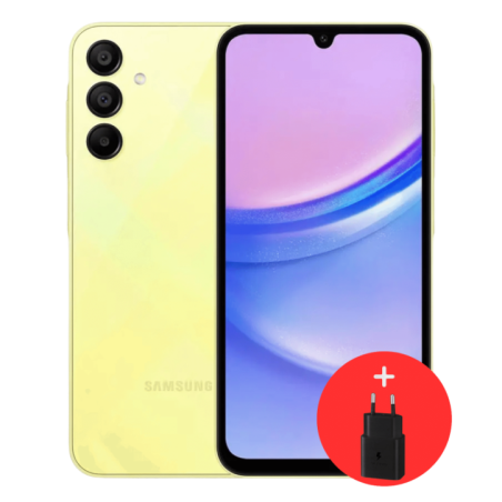 SAMSUNG Smartphone A15 Yellow 65" MT6789V/CD 4Go 128Go Android 4G DS 13Mpx 50Mpx 5Mpx 2Mpx 12M (Référence SM-A155FZYDMWD)