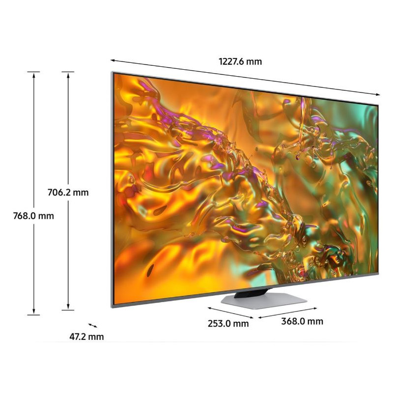 Téléviseur Samsung 55" QLED Q80D 4K série 8 + Récepteur intégré (QA55Q80DAUXMV)