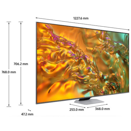 Téléviseur Samsung 55" QLED Q80D 4K série 8 + Récepteur intégré (QA55Q80DAUXMV)