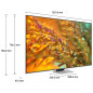 Téléviseur Samsung 55" QLED Q80D 4K série 8 + Récepteur intégré (QA55Q80DAUXMV)