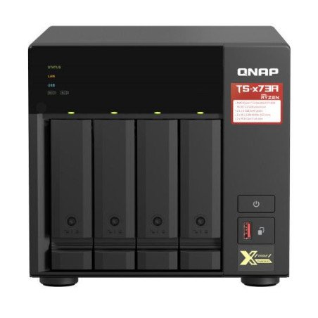 QNAP TS-473A NAS Tower Ethernet/LAN Noir V1500B (TS-473A-8G)