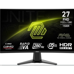Écran incurvé Gaming 27" Full HD MSI (MAG276CXF)