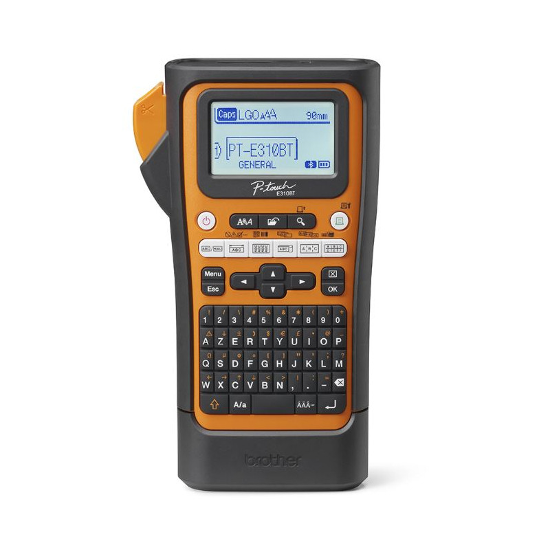 Étiqueteuse professionnelle avec Bluetooth, port USB et application mobile pour smartphone intégrée (PT-E310BTVP)