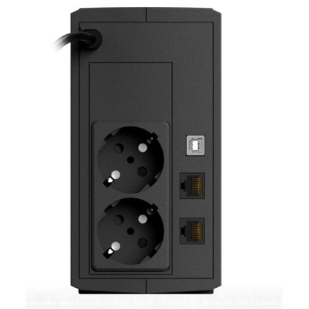 Onduleur Line-interactive nJoy Keen 600 USB - 360 W / 600 VA - 2 prises FR (UPLI-LI060KU-CG)