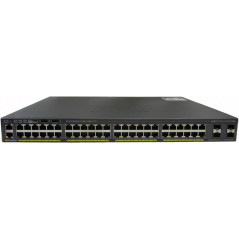 Cisco Catalyst WS-C2960X-48FPS-L – 48 Ports Gigabit PoE+ – 740W – SFP – Alimentation intégrée