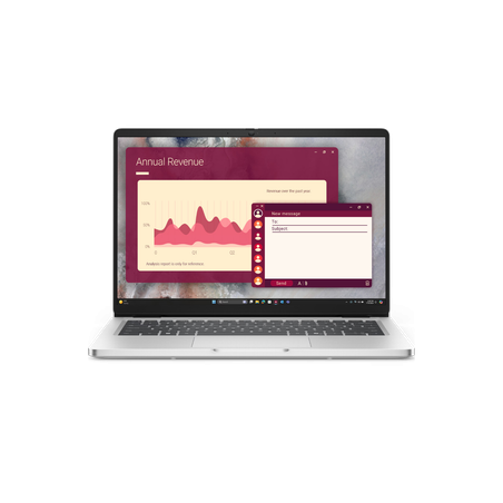 DELL LAPTOP Dell Pro 14 PC14250 14'' Core5-120U 8Go 512Go SSD Ubuntu Gris 36 Mois