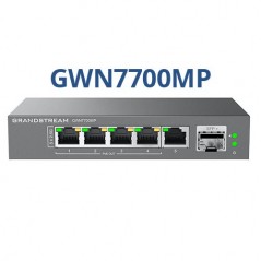 Switch Multi-Gigabit 2.5G PoE+ 5 Ports + 1 SFP+ Grandstream GWN7700MP