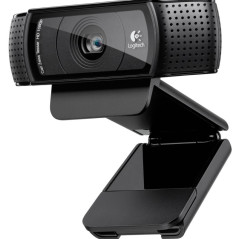 Logitech HD Pro Webcam C920 - Full HD 1080p avec deux microphones intégrés