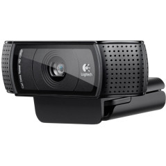 Logitech HD Pro Webcam C920 - Full HD 1080p avec deux microphones intégrés