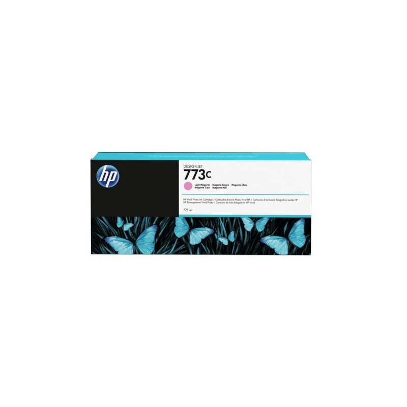 Cartouche d'encre magenta clair Designjet HP 773C de 775 ml (C1Q41A)